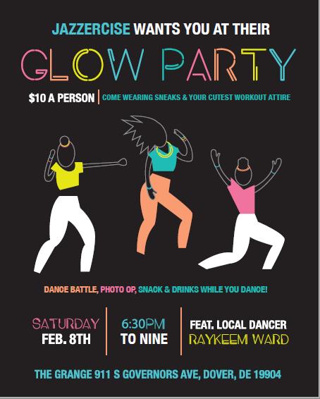Jazzercise Glow Party
