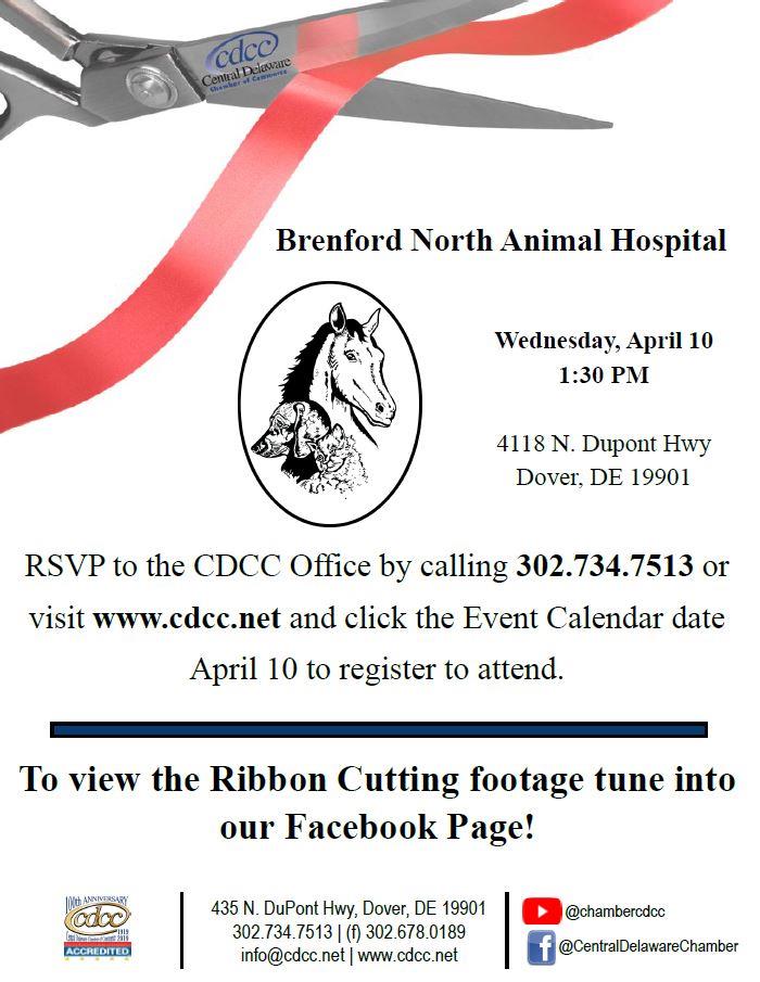 Ribbon Cutting - Brenford North Animal Hospital