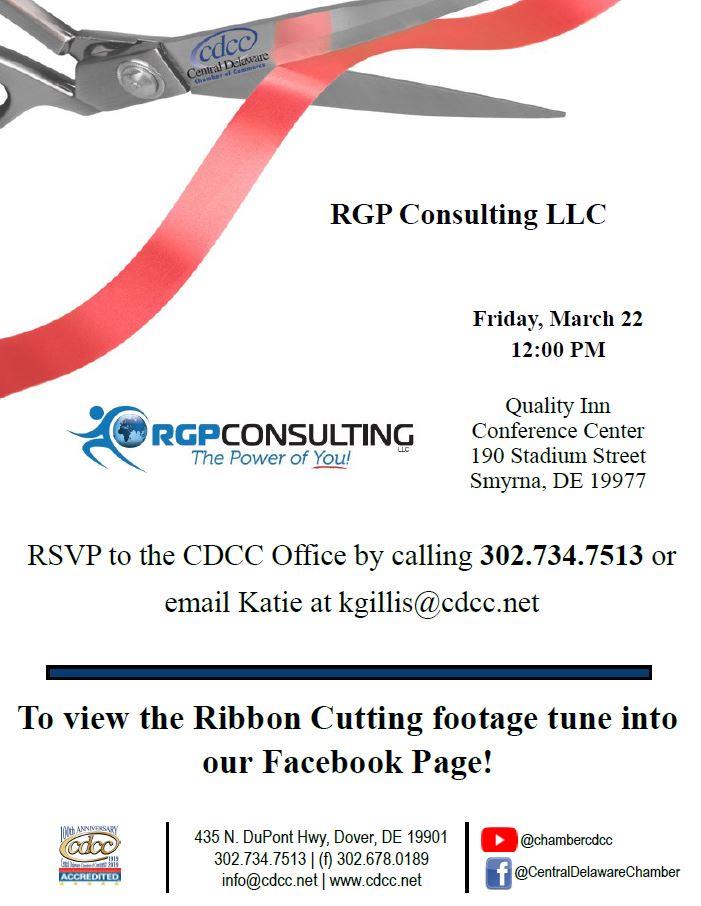 Ribbon Cutting - RGP Consulting LLC