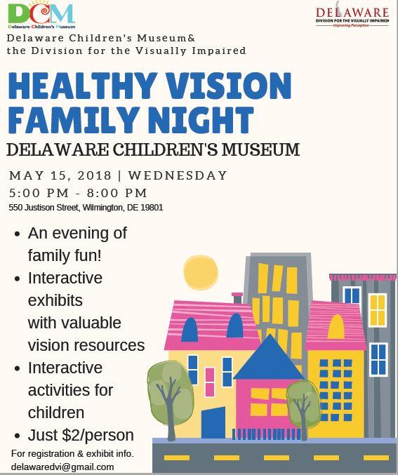 Healthy Vision Family Night Delaware Children's Museum