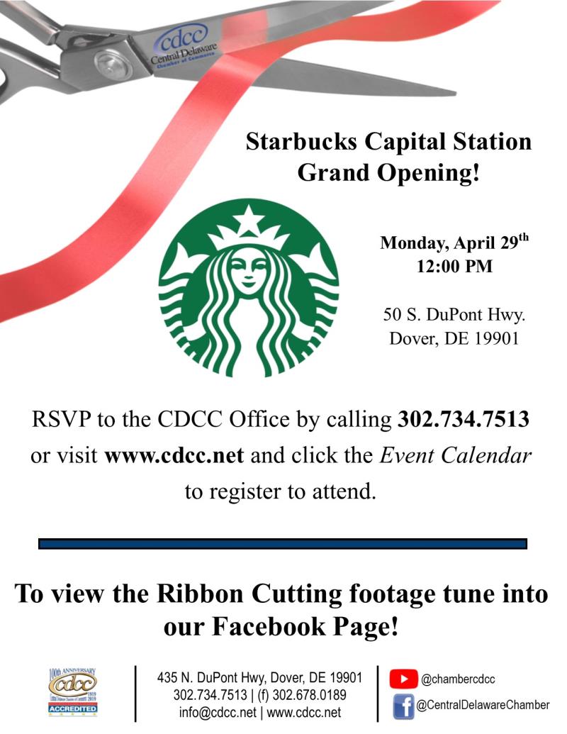 Ribbon Cutting - Starbucks Capital Station