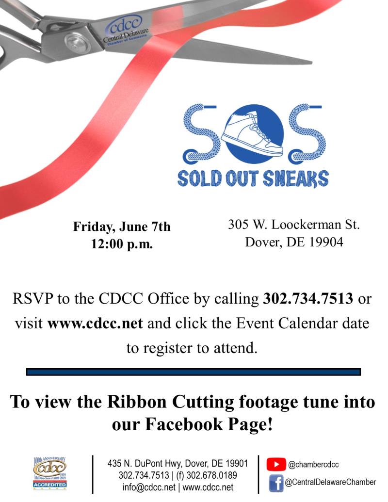 Ribbon Cutting - Sold Out Sneaks