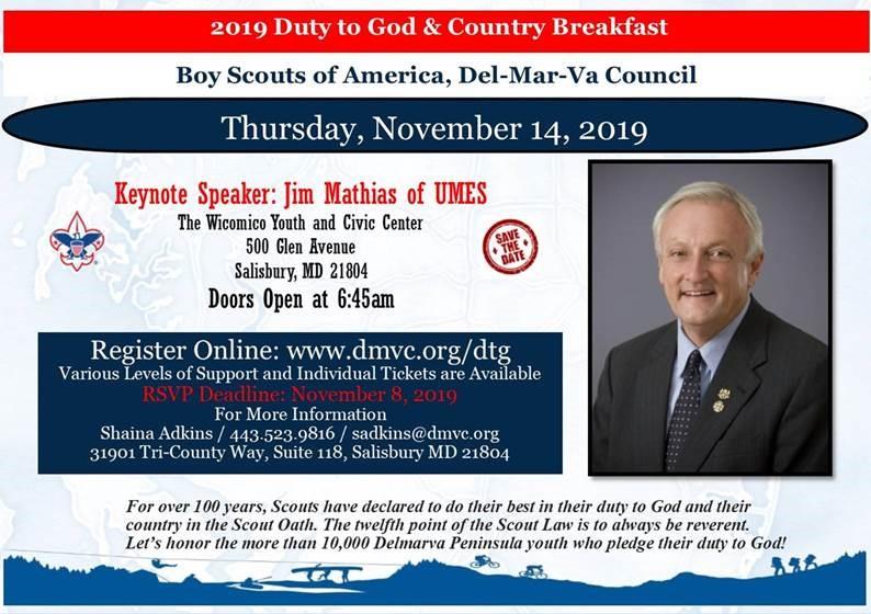 2019 Duty to God and Country Prayer Breakfast