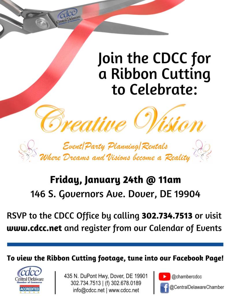 Ribbon Cutting - Creative Vision