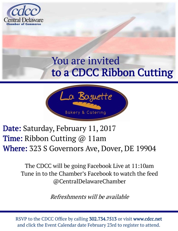Ribbon Cutting - La Baguette