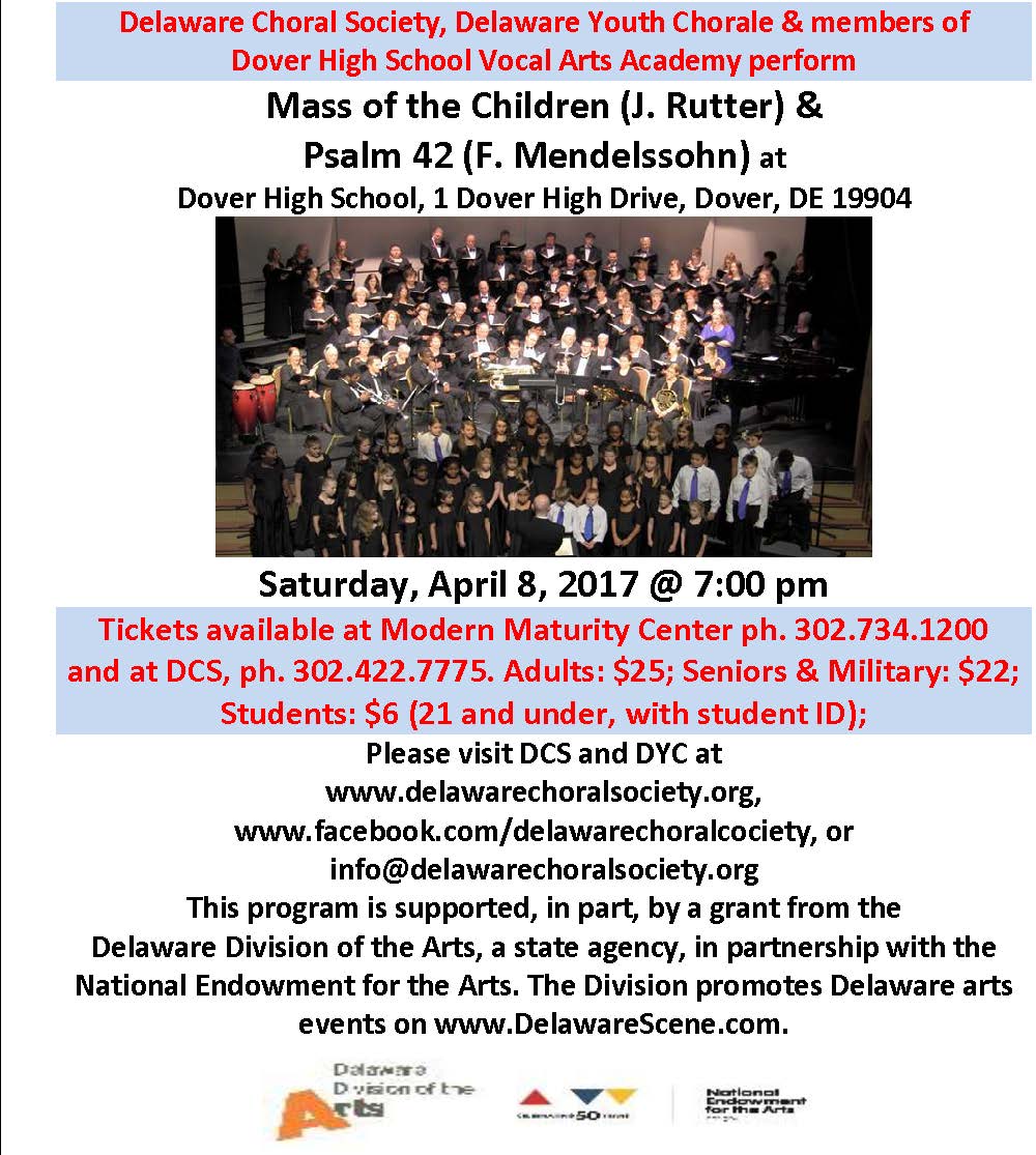 Delaware Choral Society Performance