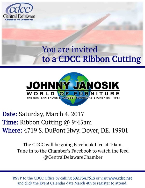 Ribbon Cutting - Johnny Janosik