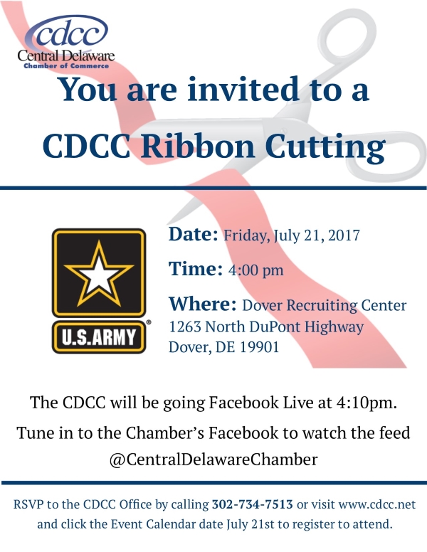 Ribbon Cutting - U.S. Army