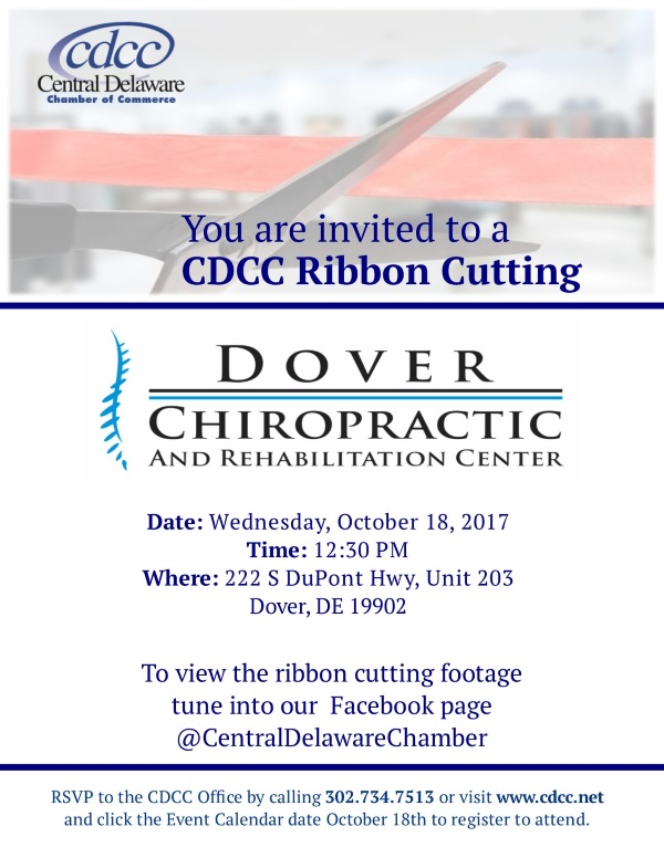 Ribbon Cutting- Dover Chiropractic and Rehabilitation Center