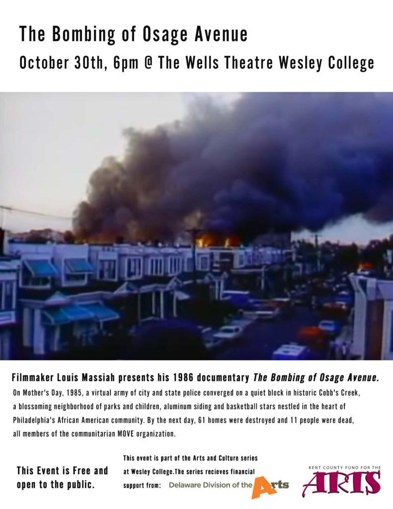 The Bombing of Osage Avenue Screening at Wesley College