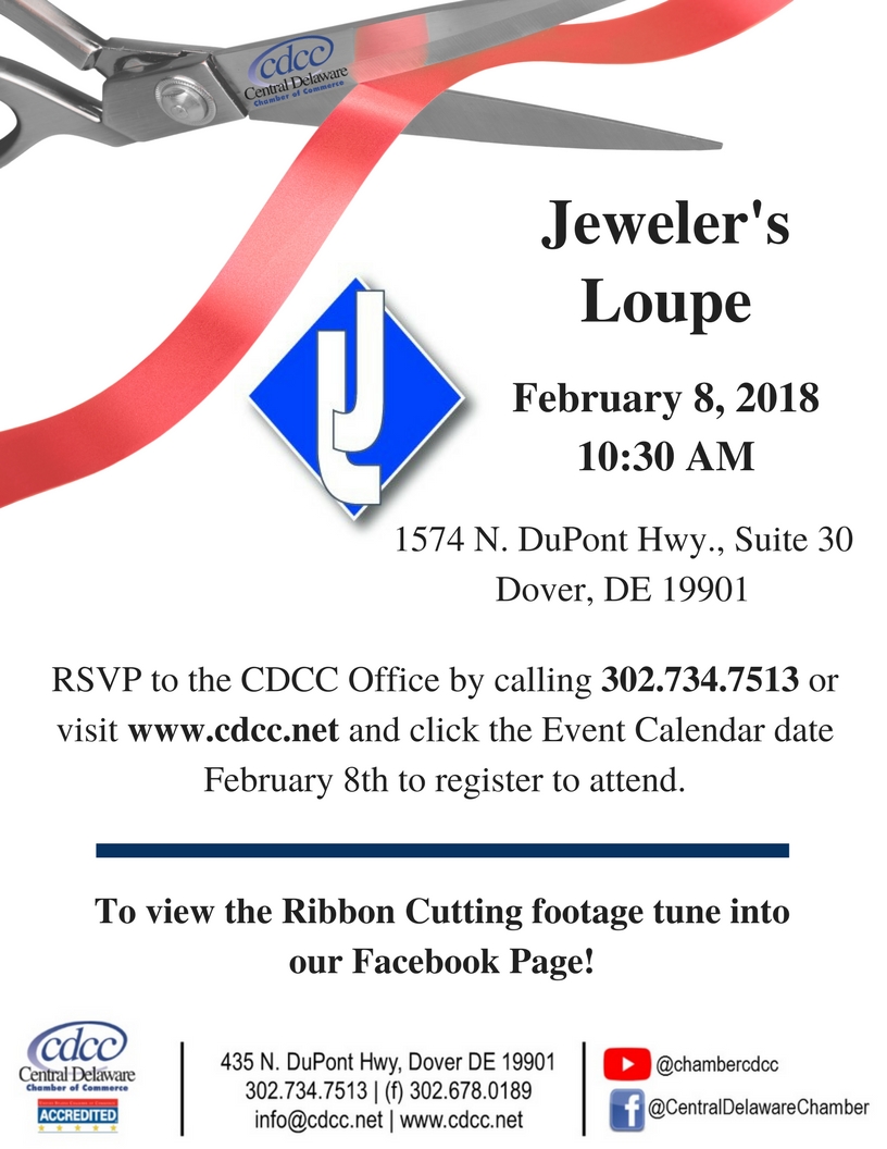 Ribbon Cutting - Jeweler's Loupe