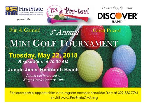 First State Community Action 5th Annual Mini Golf Tournament