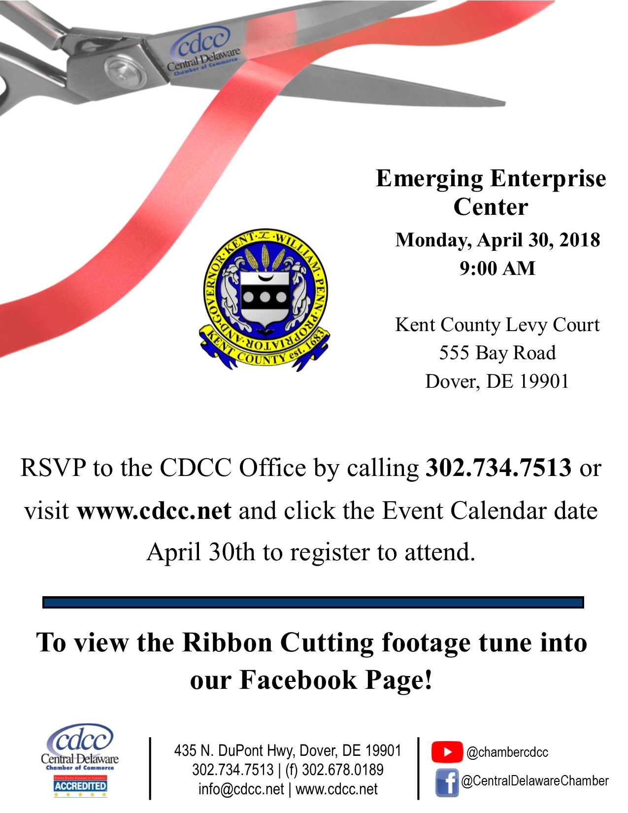 Ribbon Cutting - Emerging Enterprise Center