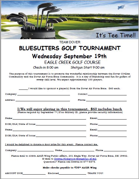 Blue Suiters Golf Tournament