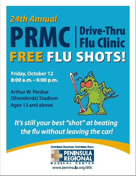 24th Annual PRMC Drive Thru Flu Clinic