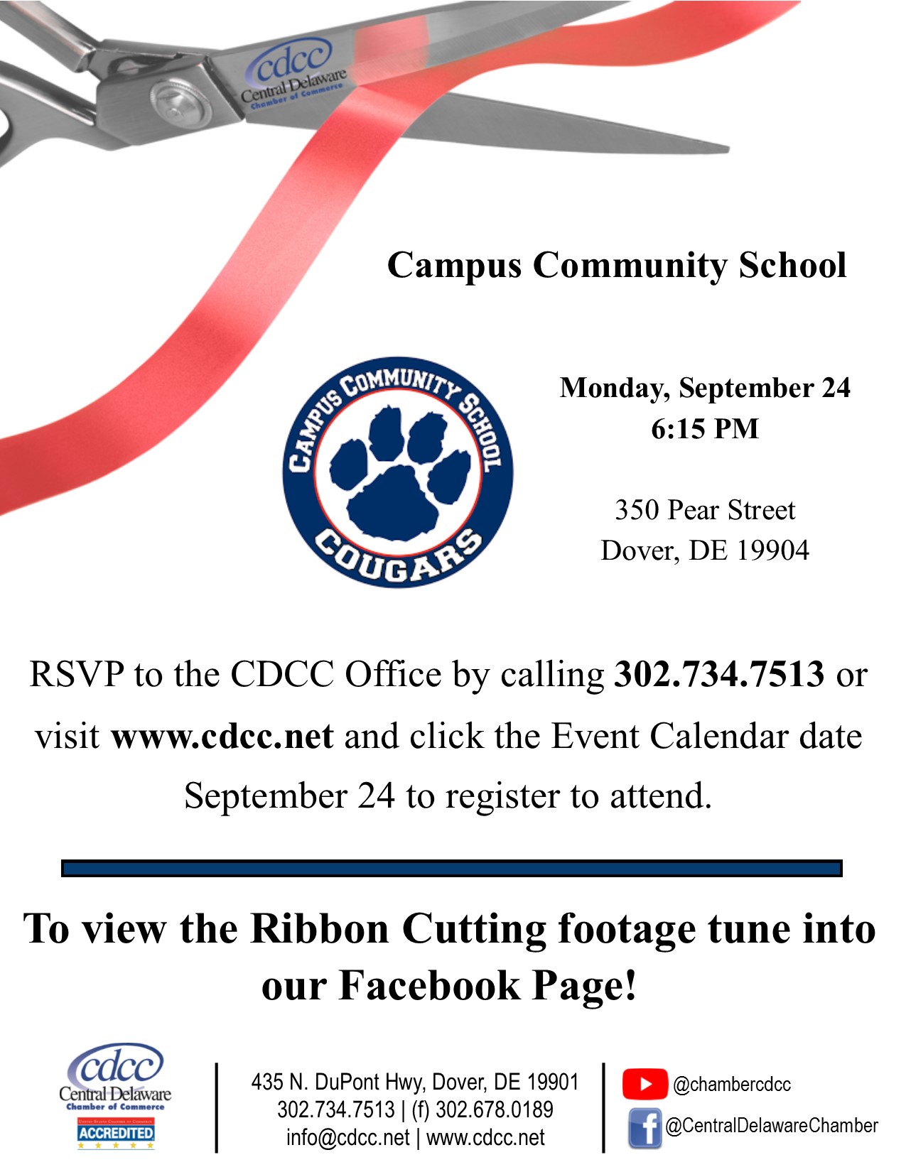 Ribbon Cutting - Campus Community School