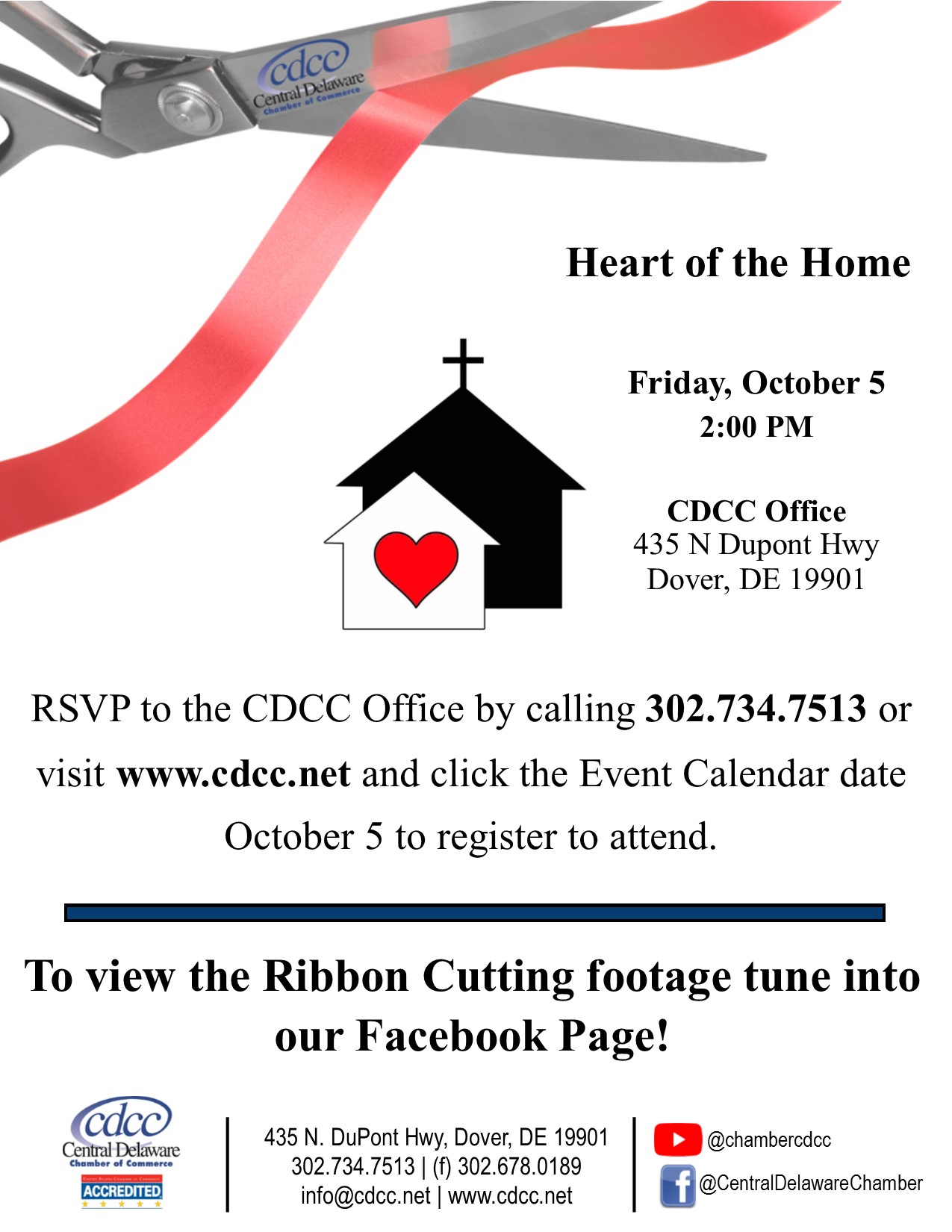 Ribbon Cutting - Heart of the Home