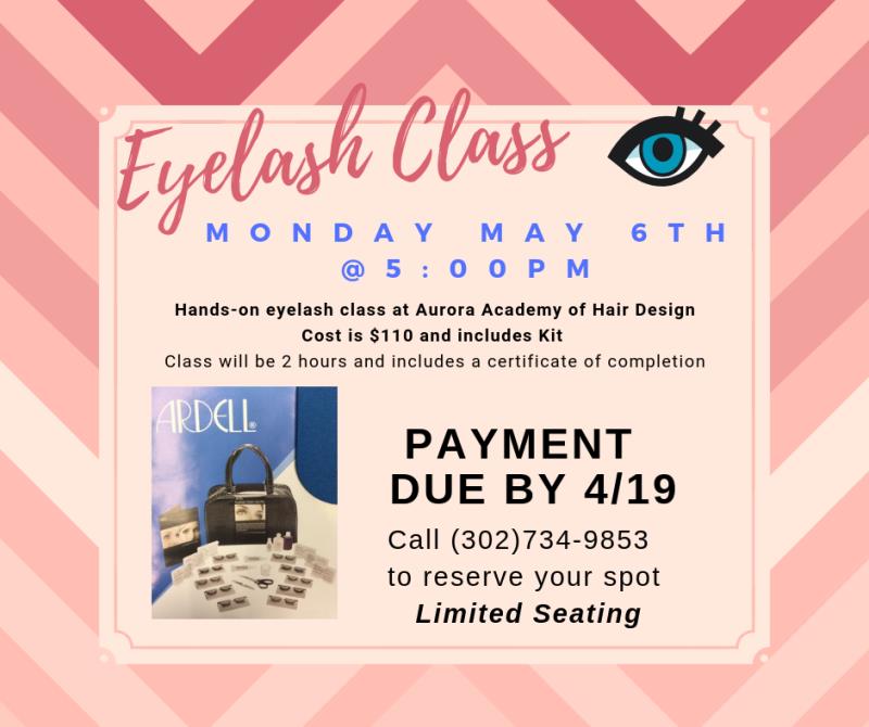 Eyelash Certification Class
