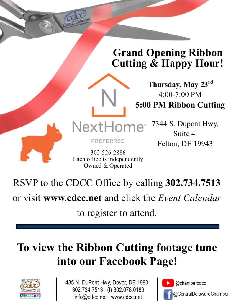 Ribbon Cutting - NextHome Preferred