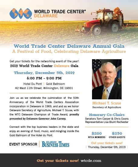 2019 World Trade Center Delaware Annual Gala